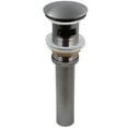 thumbnail image 2 of Novatto PUD-GM-O Pop-up Drain with Overflow, Gun Metal, 2 of 6