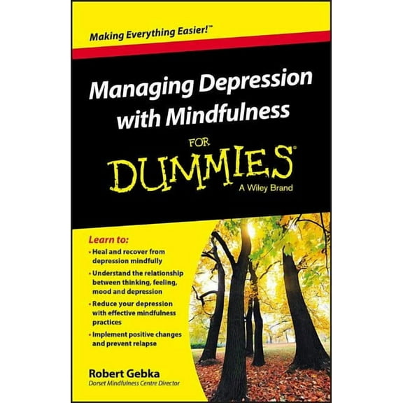 Managing Depression with Mindfulness for Dummies, (Paperback)