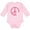 AD-Pink, variant on Inktastic Peace Sign Cute Daisy Flowers Girls Long Sleeve Baby Bodysuit
