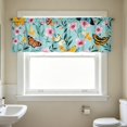 thumbnail image 6 of 2D Printed Kitchen Valance Curtain 54x18 Inches, Washable Short Window Curtain with Rod Pocket, Light Filtering Decorative Curtain for Kitchen Dining Room, 6 of 7