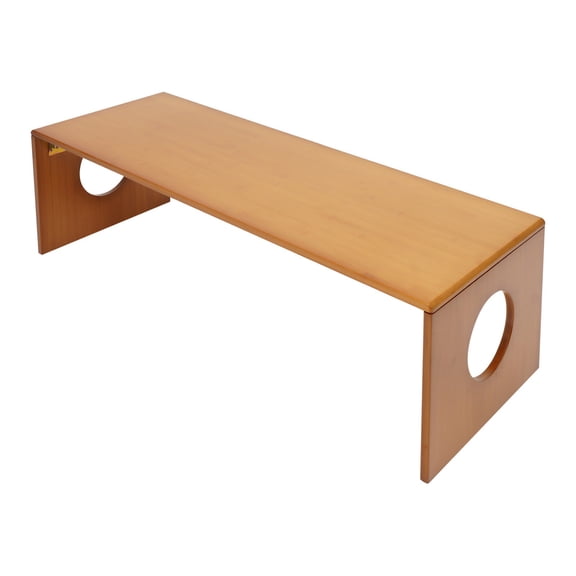 39.3*14.5*11.8in Folding Coffee Table, Foldable Low Coffee Table, Bamboo Floor Table Desk for Use on the Floor, Bed, Outdoors, or Other Spaces