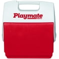 thumbnail image 2 of Igloo rojo/blanco, refrigerador de tamaño personal Playmate Pal de 7 cuartos, 11.75 x 8.25 x 12 pulgadas, 7 cuartos, 2 of 5