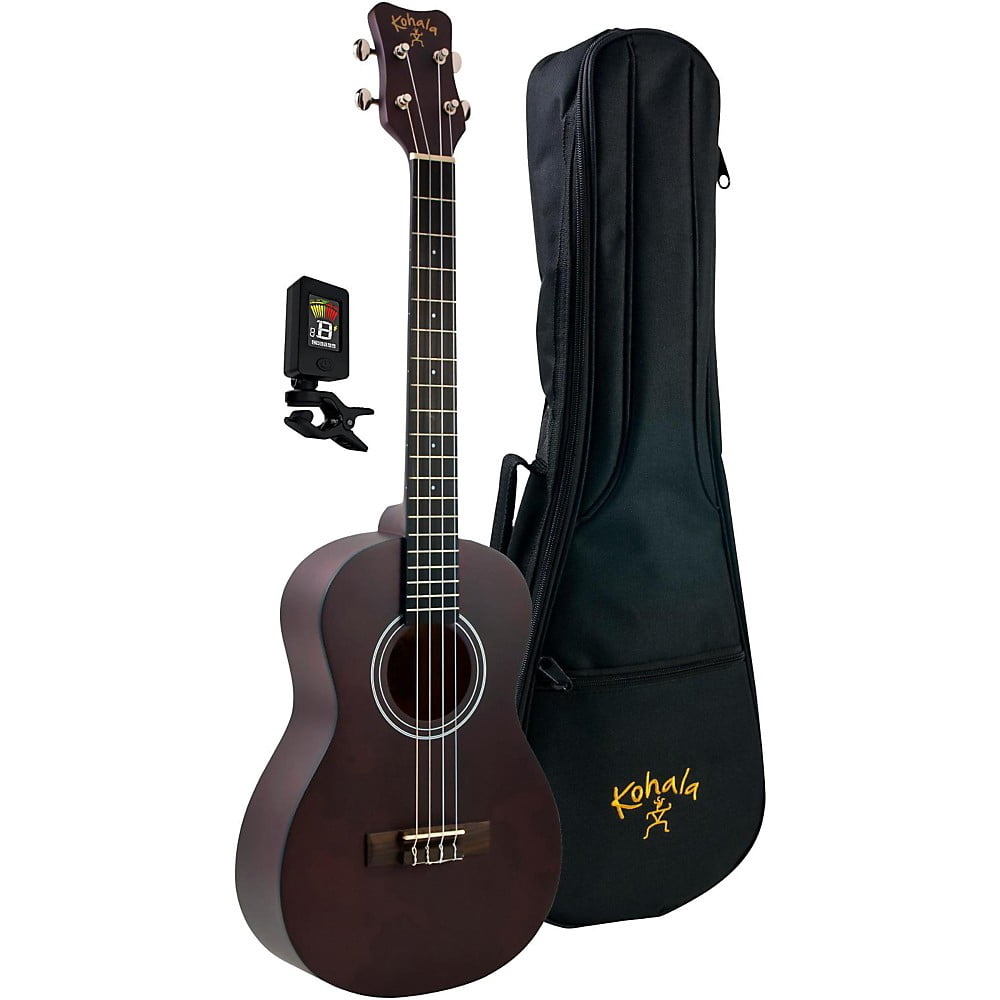 Kohala Player Pack Baritone Ukulele Package, Includes Bag and Tuner