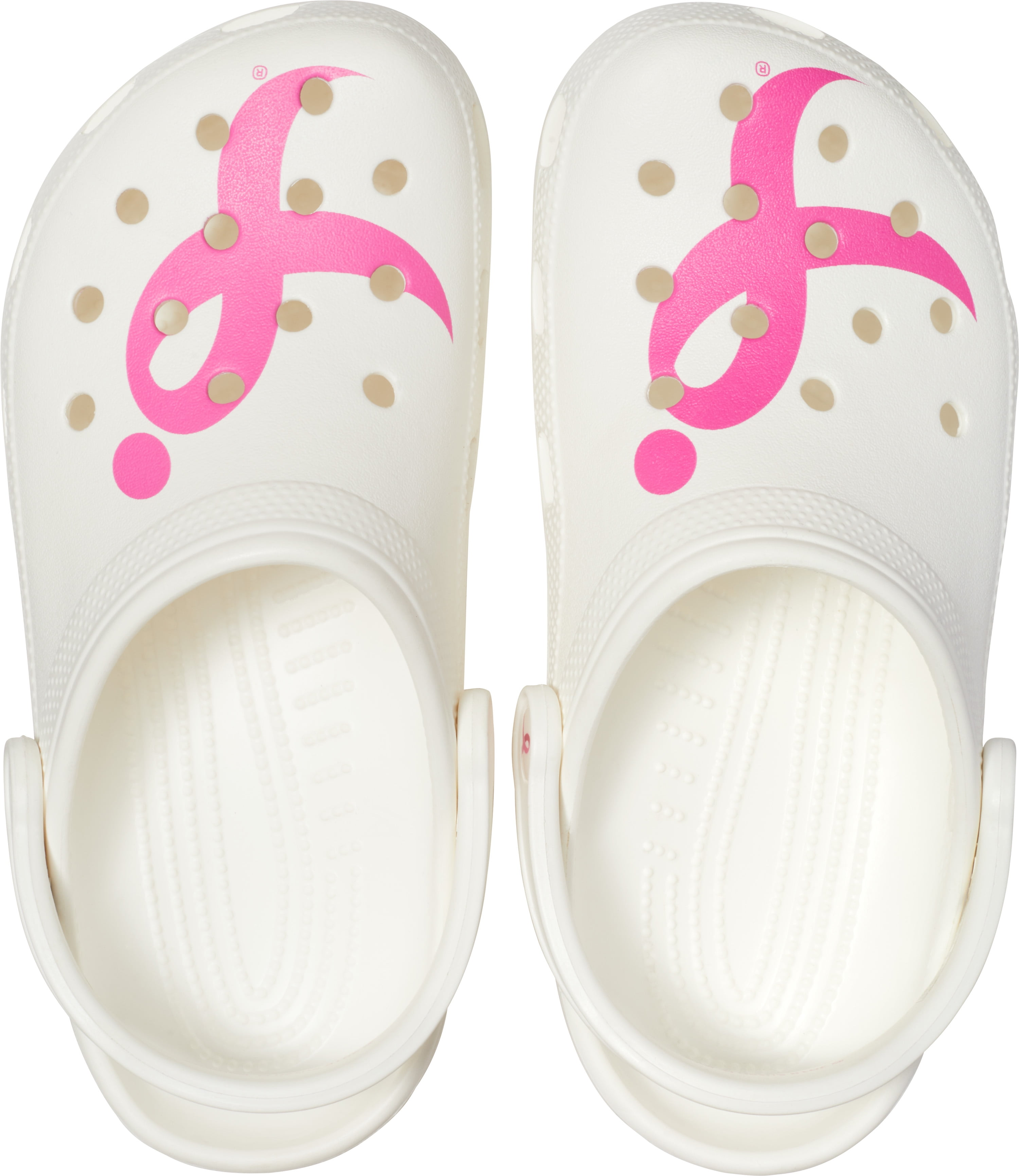breast cancer croc charms