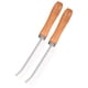 thumbnail image 2 of Cepillos de cerdas duras para limpiar grietas y huecos, con mango de madera, 2 unidades, 2 of 6
