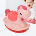 thumbnail image 1 of Rocking Horse Toy, Plastic Material Horse Press Sliding Toy Unique Design with Base for School, 1 of 7