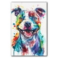 thumbnail image 3 of American Staffordshire Terrier Dog Canvas Wall Art Prints,Watercolor Dog Art Canvas Painting Poster,Pet Canvas Painting Puppy Artwork 8x12 inches, 3 of 6