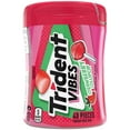 thumbnail image 3 of (3 pack) Trident Vibes Sugar Free Gum, Strawberry Lollipop, Nut Free, Regular Size, 40 Piece Bottle, 3 of 6