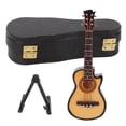 thumbnail image 3 of Mini GuitarBasswood and Metal Miniature Basswood Guitar Model Miniature Guitar Model Exceptional Value, 3 of 5