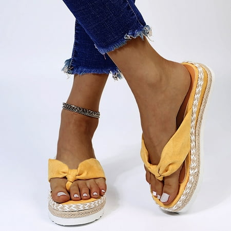 

KKCXFJX slippers for women Fashion Women Ankle Strap Summer Slide Sandals Flats Flip-Flops Shose Slippers