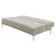 thumbnail image 5 of Sofá Cama Reclinable EL BAZAR STORE Vegas Lino Beige Moderno Abotonado 3 Posiciones, 5 of 6