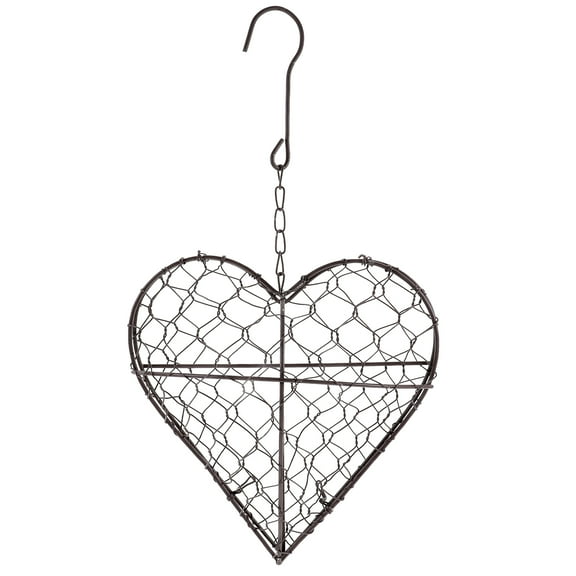 FRCOLOR Succulent Heart-shaped Hanging Basket Heart Shape Planter 21.00X21.00X7.00CM