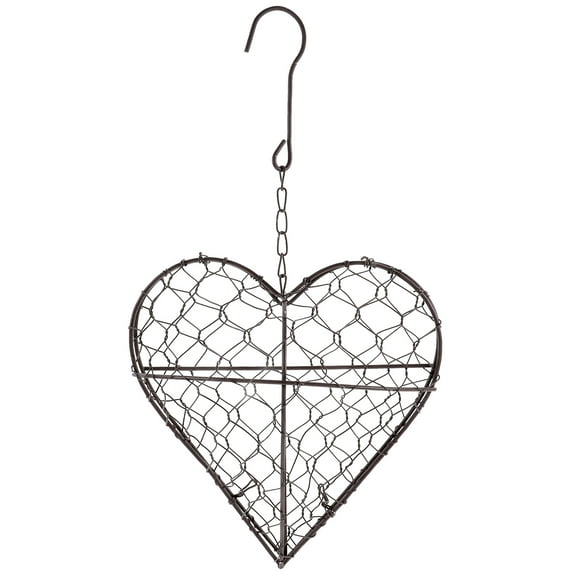 Cesta colgante de flores con forma de corazón, árboles enanos, maceta clásica de pared planchada, estante para macetas, decoración del hogar, estante para plantas de pared