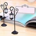 thumbnail image 2 of Huayishang Kitchen Cleaning Machine European Style Street Lamp Seat Clip Table Card Clip Wedding Decorations 3Pc, Kitchen Essentials Clearance Sale, 2 of 9
