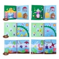 thumbnail image 5 of Juguetes Para Niños, Tela No Tejida, Educación Temprana, Libro Hecho A Mano, Herramienta De Enseñanza, Regalo Dulce, Accesorio De Práctica Lógica, Libros Educativos Diy N. ° 2 Speravity FN008296-03, 5 of 5