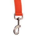 thumbnail image 3 of Correa para perros de 1,27 m de largo, cuerda de nailon duradera para perros medianos y grandes, con asas dobles acolchadas para un entrenamiento de seguridad y control. naranja, 3 of 9