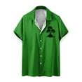 thumbnail image 1 of Camisas de Manga Larga para Hombres Blusa Cómoda de Cuello de Impresión, Camisa Casual de Poliéster para Uso Diario, de Fiesta Y de Primavera de Verano, 1 of 4
