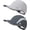 Light Grey+dark Grey, variant on 2 Pack Reflective Foldable Sports Hat UPF 50+ Sun Protection Outdoor Run Hats for Men and Women