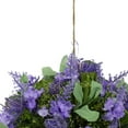 thumbnail image 3 of 8" Hanging Purple Lavender with Greenery Inspired Foliage Ball, 3 of 4