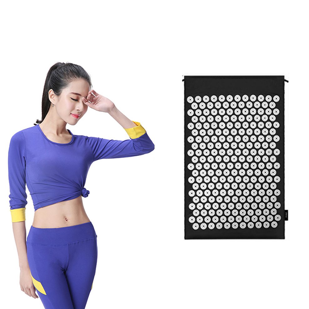 Acupressure Mat And Pillow Set Back Neck Pain Relief 100 Cotto Linen Massage Cushion For Muscle Relaxation Sciatic Pain Relief And Trigger Point Therapy Reflexology Mat Stress Relief Walmart Canada