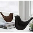 thumbnail image 3 of Ceramic Birds Glossy Finish, (Set of 2, Brown And Black)Figurines/Art&Showpiece/Statue, 3 of 5