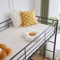 thumbnail image 6 of Zimtown Full Loft Bed with Stairs Metal Single Loft Bunk Bed with Safety Guard Rails & 2 Side Ladder, Black, 6 of 8