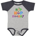 thumbnail image 3 of Inktastic Easter Hip Hop Hooray with Eggs and Carrot Boys or Girls Baby Bodysuit, 3 of 5