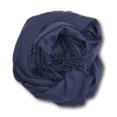 thumbnail image 2 of Châle Style Pashmina 26 Po de Large par 72 Po de long Bleu Marin, 2 of 2