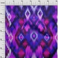 thumbnail image 3 of oneOone Cotton Flex Blue2 Fabric Flame Stitch Quilting Supplies Print Sewing Fabric By The Yard 40 Inch Wide, 3 of 5