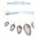 thumbnail image 3 of unbranded 1Jgo Cucharas Medidoras De Acero Inoxidable Para Café Polvo Y En Cocina, 3 of 8