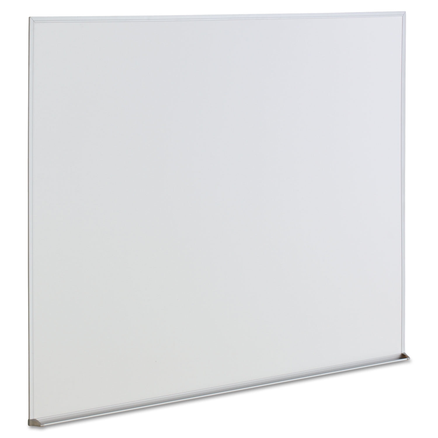 Universal Melamine Dry Erase Board Aluminum Frame, White