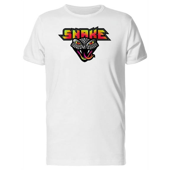 Gray Snake Head T-Shirt Men -Image by Shutterstock, Male XX-Large