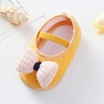 thumbnail image 5 of Sneakers for Girls Sizes 0-3 Months Soft Princess Walkers Comfortable Breathable Outdoor Trendy Yellow Kids&nbsp;Shoes, 5 of 6
