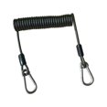thumbnail image 2 of Cordón de pesca retráctil en espiral, soporte para caña de pescar, correa para cañas de pescar, Champán claro, 2 of 8