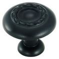 thumbnail image 1 of Amerock BP1585FB Inspirations Bouton Rond - Noir Plat, 1 of 1