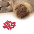 thumbnail image 1 of 20 piezas coloridas, suaves, no tóxicas, cubiertas para garras de gato, patas, tapas para uñas, protección alta Aespa kaili Sencillez, 1 of 4