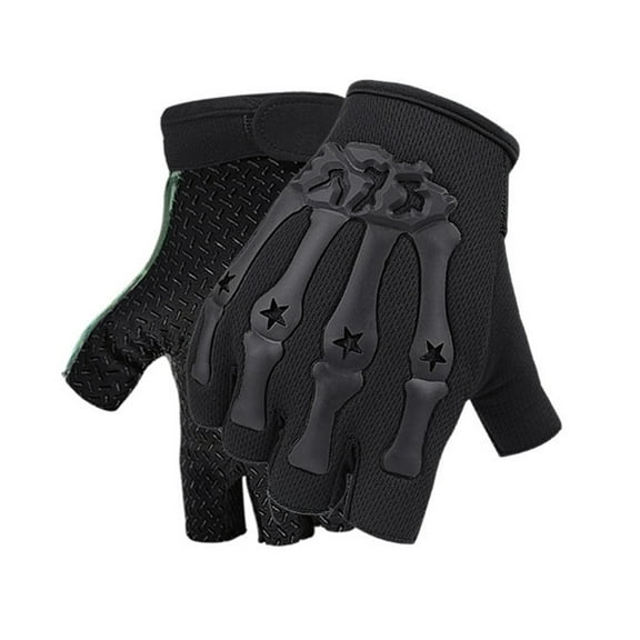 SIEYIO Half Finger Biking Gloves Moutain Bike Gloves Anti-Slips Shock-Absorbing Padded Breathable Bicycles Gloves for Men Women