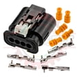 thumbnail image 3 of Ballenger Motorsports - 4 Way Connector Plug Kit Compatible with C7 Corvette Oxygen Sensor, Black, 3 of 3
