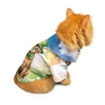 thumbnail image 5 of Happy St. Patrick’s Day Abyssinian with Green Hat Shamrocks Rainbow Hawaiian Summer Shirt for Small Medium Large Dog Cat Cat Lover Kitten Owner Gifts - 03007, 5 of 6