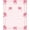 Rose Blush, Pattern 11, variant on ODIKA 8'x10' Washable Area Rug Pink Coquette Ribbon Lattice Vintage Border Motif Round for King Size Bedroom Under Bed, Master Suite, Non-Shedding, Easy Care