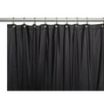 thumbnail image 4 of Dependable Industries Magnetic Vinyl Shower Curtain Liner, 70" x 72", with Weighted Magnets in Black, 4 of 5