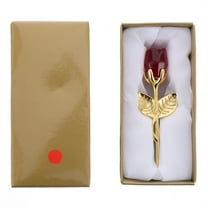 Rose Ornament Home Decor Plant Rose Decor Fake Red Rose Crystal Eternal Rose Birthday Gift Desk Decoration