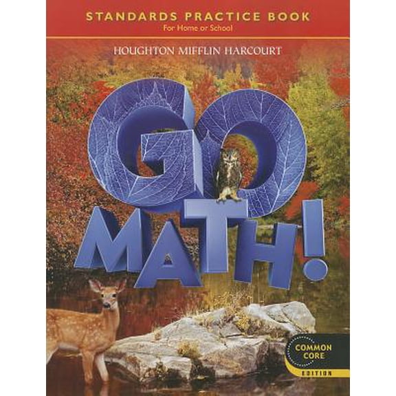 Houghton Mifflin Harcourt Go Math Student PracticeBook Grade 6