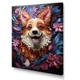 thumbnail image 2 of Designart "Charming Corgi" Animals Dog Wall Art Prints, 2 of 7