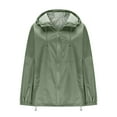 thumbnail image 4 of Wiyuqeen Rain Jacket for Women Waterproof Lightweight Windbreaker Jacket with Hood Packable Raincoat with Pockets S-2XL, 4 of 8