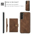 thumbnail image 5 of Wallet Case for Samsung Galaxy S23 FE with Detachable Back Card Slots Holder Cover, Premium PU Leather Slim Kickstand Shockproof Lens Protective Case for Samsung Galaxy S23 FE, Brown, 5 of 8