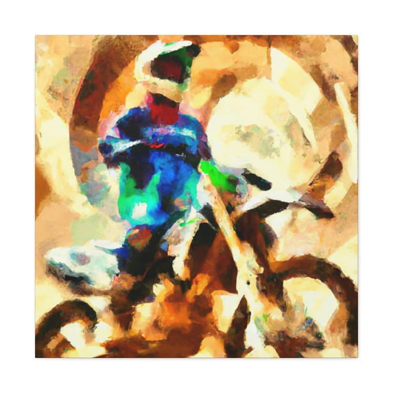 Motocross Speed Splendor - Canvas