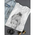 thumbnail image 3 of Grey Portrait Of A Woman T-Shirt Women -SPIdeals Designs, Female 5X-Large, 3 of 4