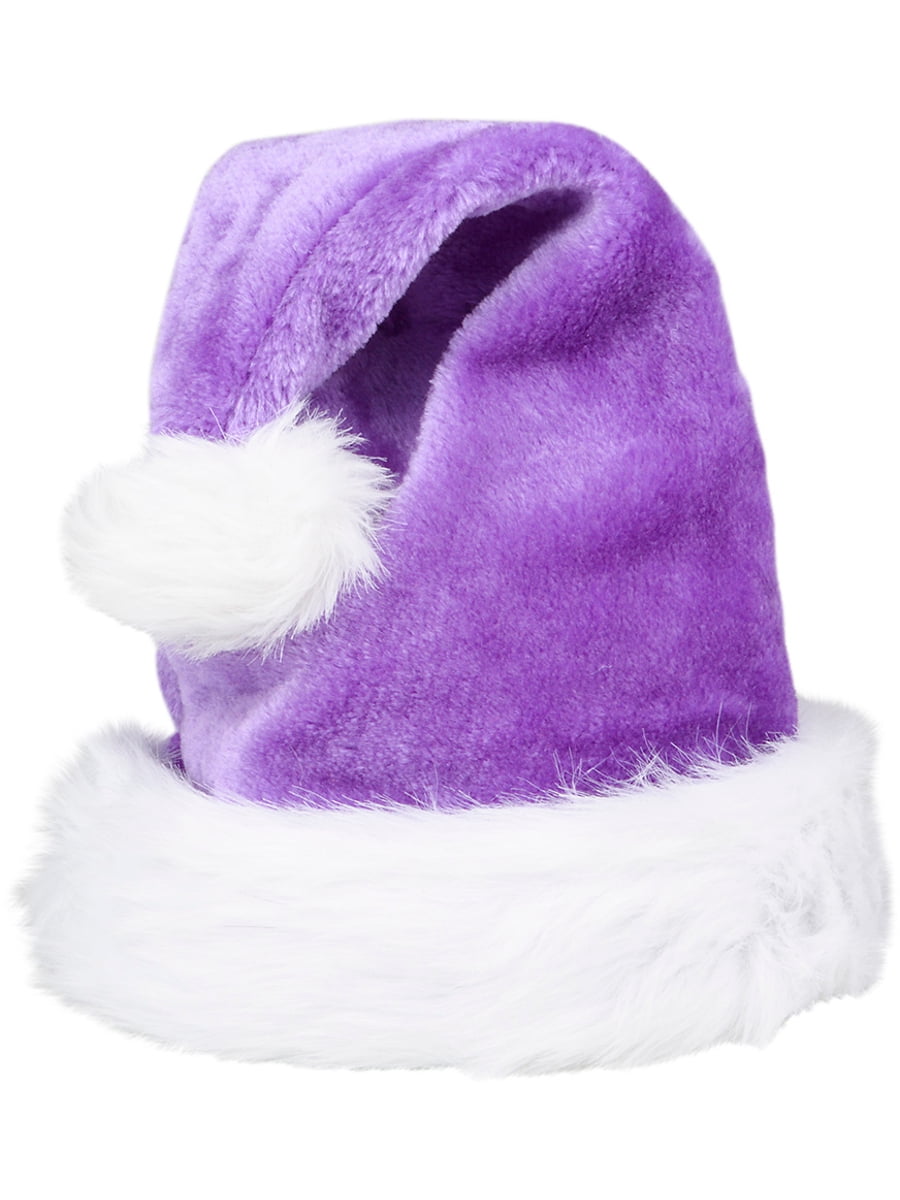 Sombreros Christmas Green Plush Faux Fur Trim Santa Hat Co 