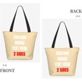 thumbnail image 4 of Custom Tote Bag With Logo Photo, Custom Bag, Personalized Shopping Bags Reusable Grocery Bags Bulk For Work Travel Gifts, 4 of 8